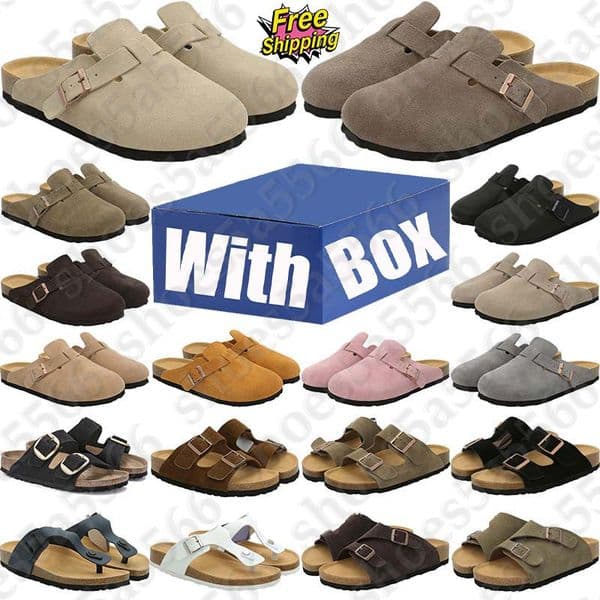 Free Shipping With Box Designer birksenstock birkenstockkes birkenstsockes sandals slides clogs heels slippers clog shoes for mens womens sandles mules discount