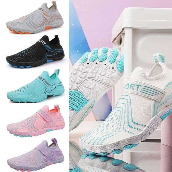 Water for Men Women Barefoot Quick-Dry Aqua Sock Outdoor Athletic Sport Shoes Kayaking Boating Hiking Surfing Walking 26W0317