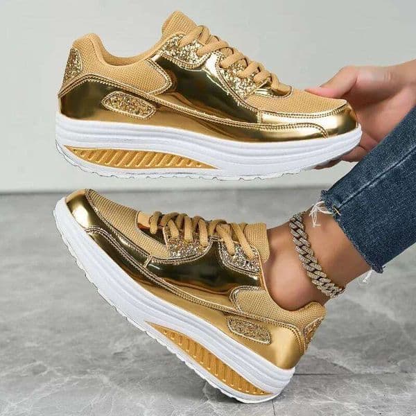 Mesh Breathable Women Casual Lace-up Vulcanized Ladies Platform Sneakers Female Shoes Plus Size Zapatos De Mujer 26Y0317