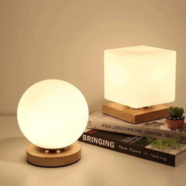 LED to protect eyes study Nordic solid wood desk modern reading bedroom bedside lamp 26L0317
