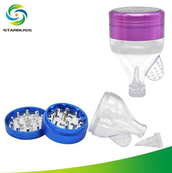 Smoking Pipes Metal grinder manual diameter 56mm aluminum alloy material