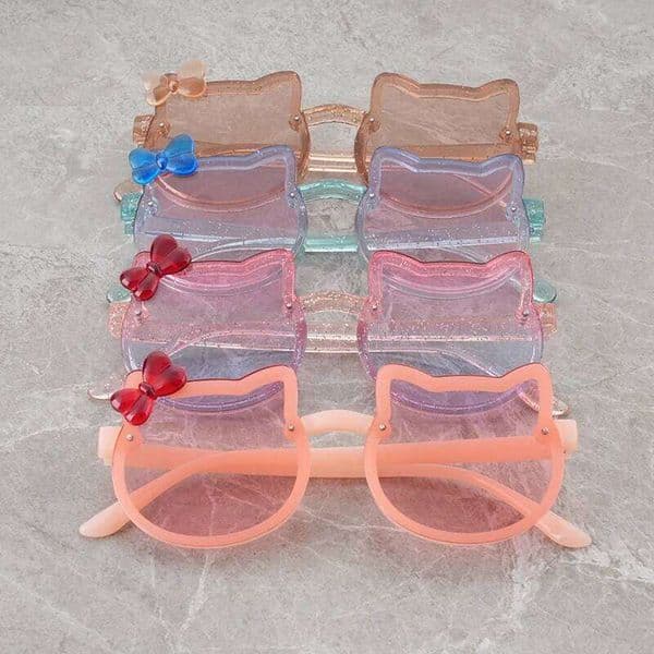 2025 Girls' UV Protection, Baby Cute Cartoon Sunshade Glasses, Gradient Children's Sunglasses S260317 126