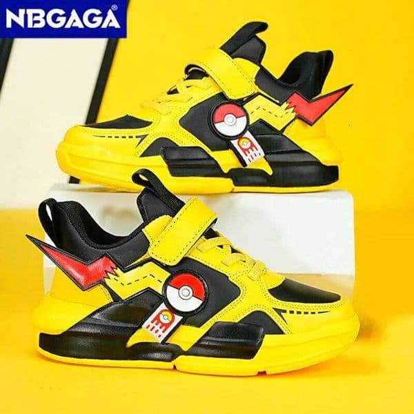 Four Season Sports Kids Cartoon Sneakers Outdoor Boys Classic Running Shoes Pu Leather Childrens Walking Footwear Leisure 26M0317 T260514
