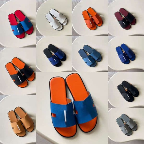 Designer sandals Slides Summer Beach Slippers Vintage Tartan Slider Men Women High Quality Luxury Sandals Archive Beige Print Embossed Slide