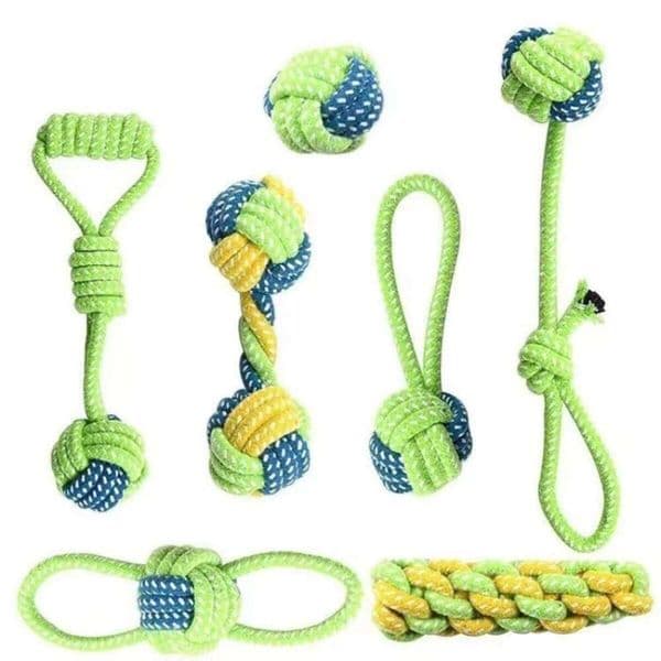 YJJ Pet Large Small Interactive Cotton Rope Mini Dog Toys Ball for Dogs Accessories Toothbrush Chew Puppy Toy 26W0317