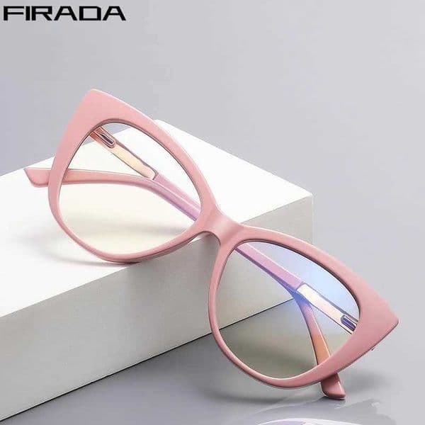 Fashion FIRADA Comfortable Cat Eye Glasses Vintage Ultra Light TR Eyeglasses Sexy Optical Prescription Eyewear Frame Women 2097 H260316