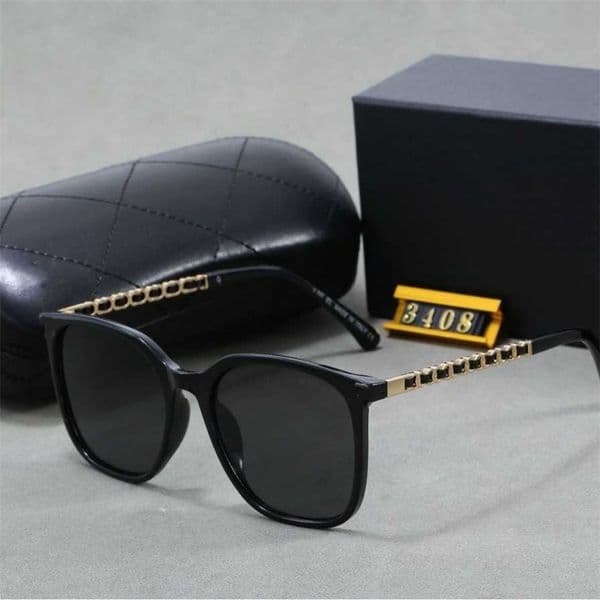 2025 New Model No-Makeup Essential Sunglasses Sun Protection Glasses for Women Internet Celebrity Flat Lens Glasses Fashionable and Versatile