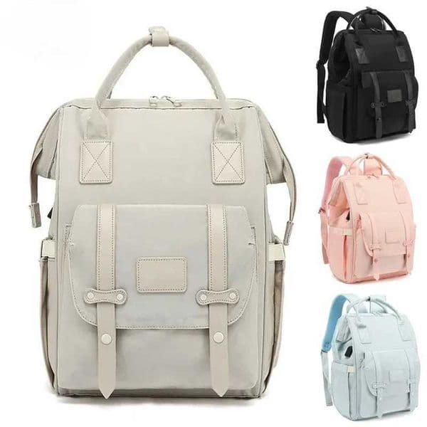 Baby Nappy Bag with 2pcs Stroller Hooks Mummy Bag Backpack Waterproof Outdoor Travel Mommy Maternity Bag for Baby Stuff D260317
