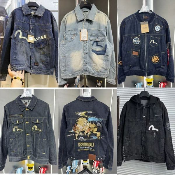evi Designer Men's Denim Jacket Fashion ly Embroidery Large M Print Trendy Versatile Short Jacket Y2k Vintage Denim Streetwear Brand Evi Denim jacket