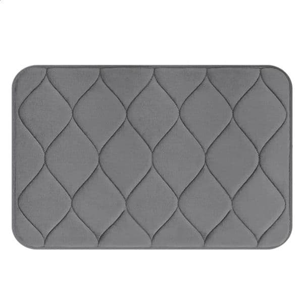 Homaxy Memory Foam Bathroom Bath Mat Soft Non-Slip Carpet Absorbent Floor Bathroom Rug Shower Carpet Kitchen Decor Foot Mat 260313