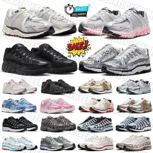 Designer vomeros 5 p6000 Mens Trainers Vomero5 P 6000 Running Shoes Mesh Leather Sneakers Triple Black White Outdoor Womens Sports Shoes