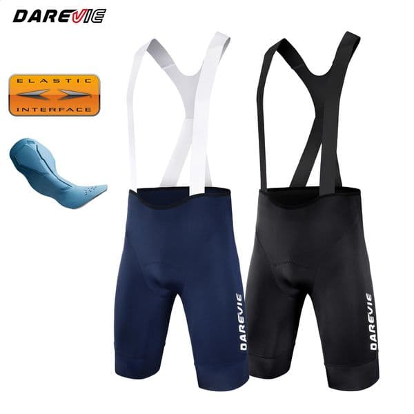 DAREVIE Bretelelle Mens Cycling Italy Elastic Interface Pad Recycle PRO Level Bib Shorts 65CM Leg Gripper Cycling Bib Shorts 260309