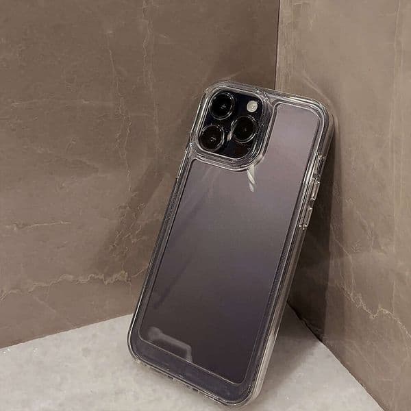 Acrylic Space Shell Iphone17 Apple Phone Case 16Pro Max Full Coverage Shockproof 15 Compatible 11 Transparent X