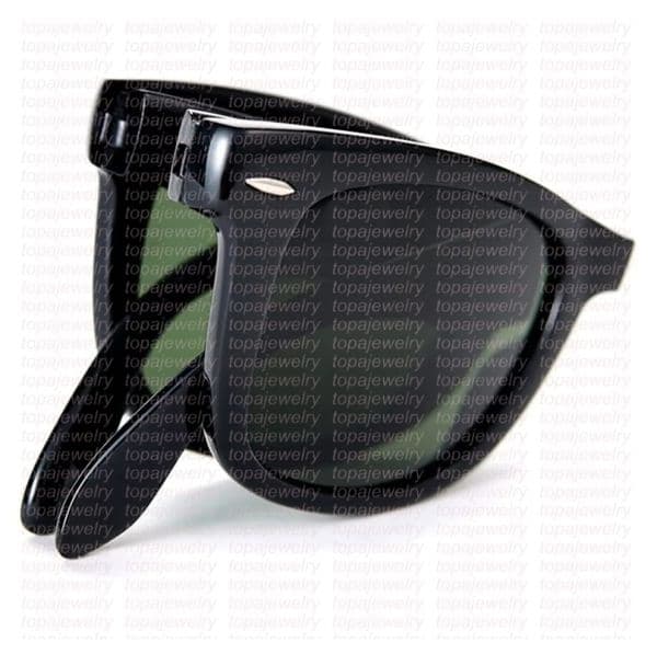sunglasses for women designer Folding Sunglasses luxury sunglass Men Sun Glass travel driving fishing trendy senior Original Folding Leather Case Accessories
