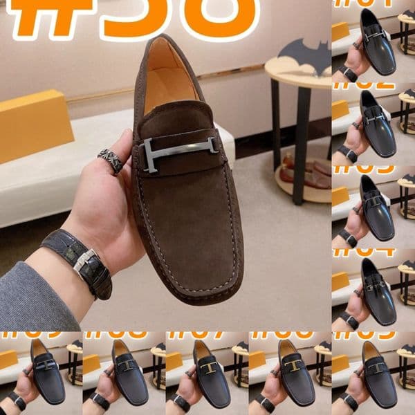 69model 2026 Designer Loafers Men Comfortable Casual Shoes Fashion Handmade real Leather Loafers High Quality Slip on Luxury Designer Driving Shoes Men Size 38-46