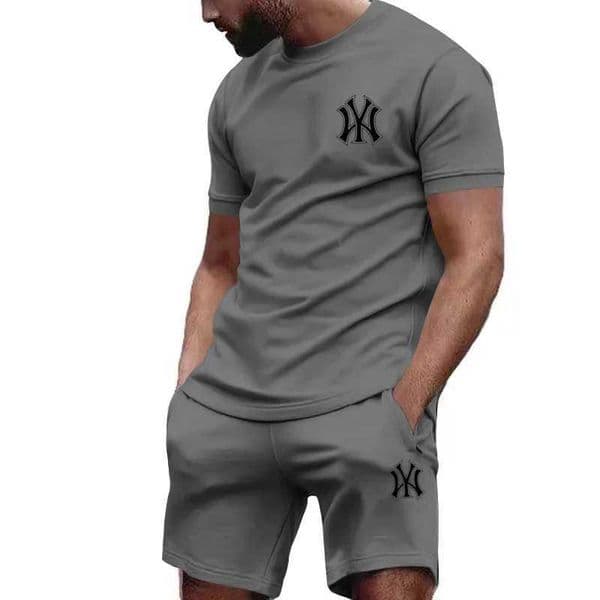 2026 hot mens two-piece sportswear short sleeved T-shirt and summer running fitness sportswear X260316