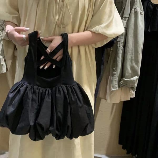 Summer Toddler Girls Dress Black Sweet Cool Wind Cross Backless Off Shoulder Party Princess Sleeveless Dresses For 1-7Y Girls 260313