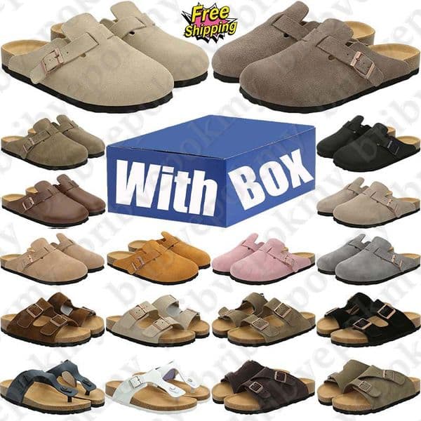 Free Shipping With Box Designer birksenstock birkenstockkes birkenstsockes sandals Shoes slides sandal slippers famous mens womens platform sandalias classic