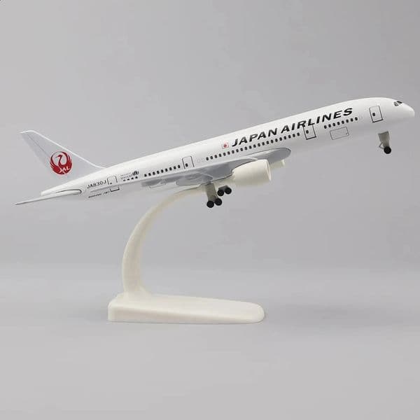 20cm Plane Model Toy Alloy Metal Air Japan Airlines B787 Airways Diecast Airplanes Building Kit with Wheels for Collection Plane 260313