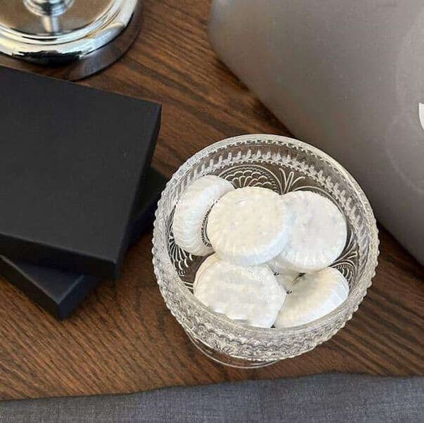 Designer circular small set with classic facial soap solid air freshener aromatherapy 8 pieces/set for household shower products Bath Soap
