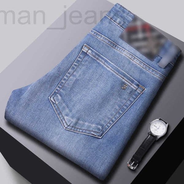 Men's Jeans Designer Spring/Autumn new model regular thickness, slim fit Pants 7DNW
