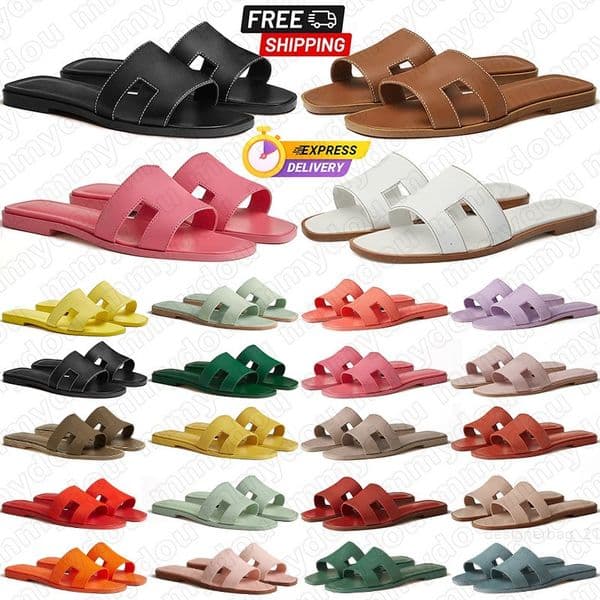 designer slippers women platform sandals flat slides shoes sliders black white khaki patent womens ladies slipper flip flop sneakers discount