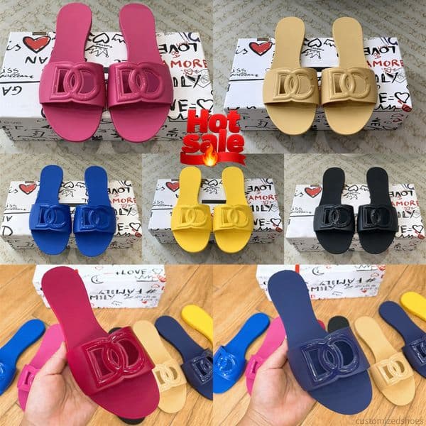 Slippers designer slippers Sandals Designer sandals flip flops designer Luxury Designers Slipper Woman 2025 Summer Sandals Beach Slides Women Slippers Ladies box