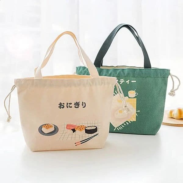 Pattern Cooler Lunch Box Portable Insulated Canvas Bag Thermal Food Picnic Bags For Women Kid 260316