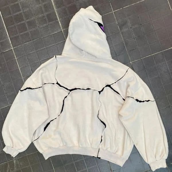 American Gothic Big Eye Splicing Aesthetic Oversized Hoodie Womens Y2K Street Harajuku Loose Bright Color Hoodie 260316