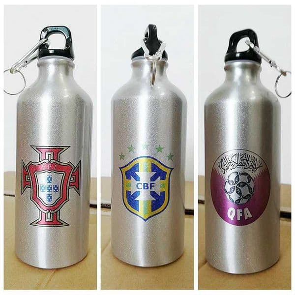 World Cup Qatar Brazil Argentina France Netherlands Portugal Spain Sports Water Bottle Water Cup Box T260317