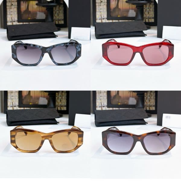 Selected 10A quality women's palm-pattern chain sunglasses, vintage square frame, gradient lenses, square frame that makes the face look smaller, sunscreen sunglasses