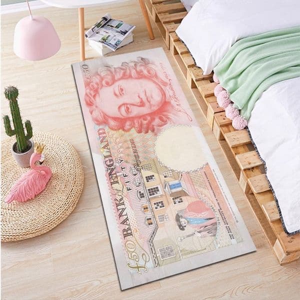 Creative Bank Note Print Home Doormat with Durable Material Suitable for Kitchens and Bathrooms