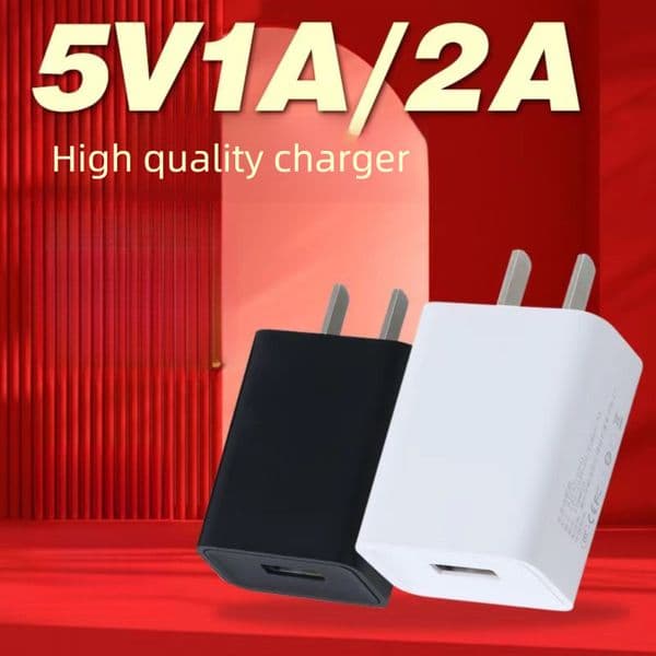 Charger 1A 3C Certified USB 5V 2A EU US UK AU Plug Adapter For Mobile Phone