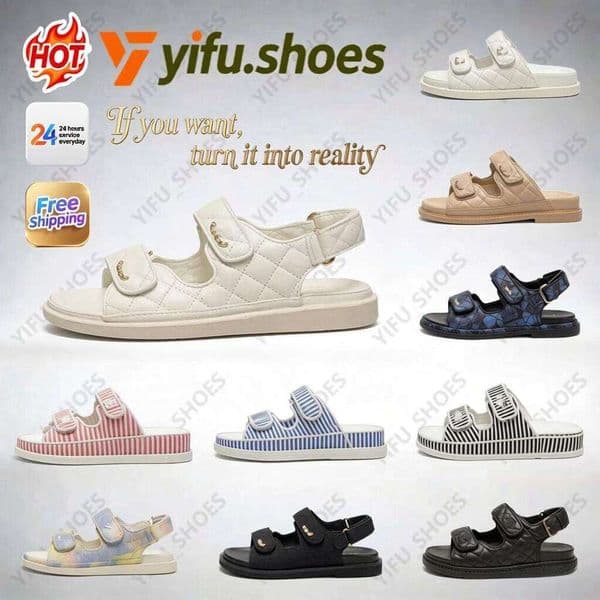 designer sandals women slides sandale platform slippers sliders bottom flip outdoor flops summer casual beach sandal leather