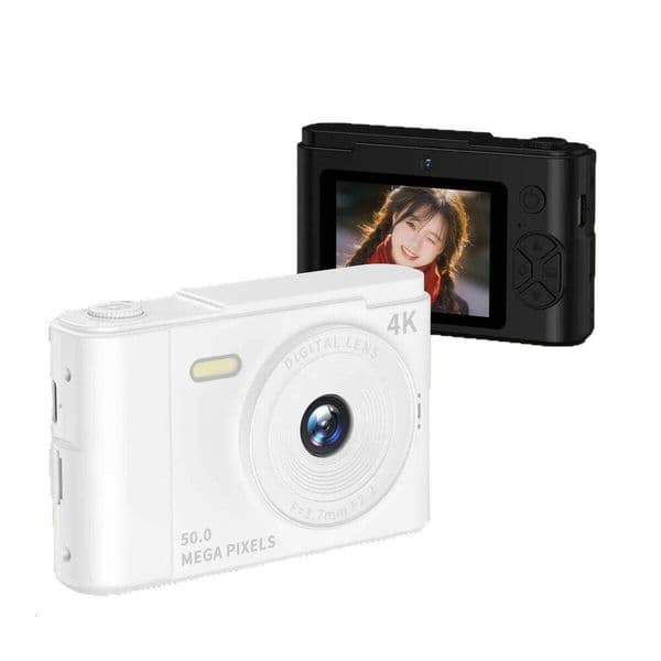 2026 NEW 4K Digital Camera 64 Megapixels HD Retro Pocket Cameras Photography 2.88 Inch Screen 8x Zoom Anti-Shake Long life 26W0318