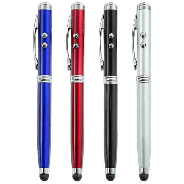 4 in 1 Tablet Ballpoint Pen LED Flashlight 10mm Point 260317
