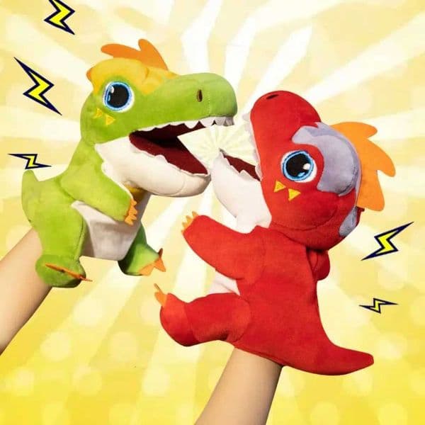 rannosaurus Rex Animal Hand Puppet Movable Mouth Stuffed Dinosaur Early Education Soft Hand Finger Story Puppet Story TimeXJ260318
