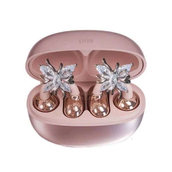 Luxury Butterfly Earring Bluetooth Earphones Clip On Wireless Sports Headphones High Appearance Long Battery Life Headset