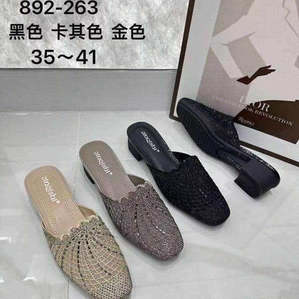 Spring New Korean Fashion Closed Toe designer sandals Commuting Flat Slippers Mall Women S Shoes In Stock Wholesale