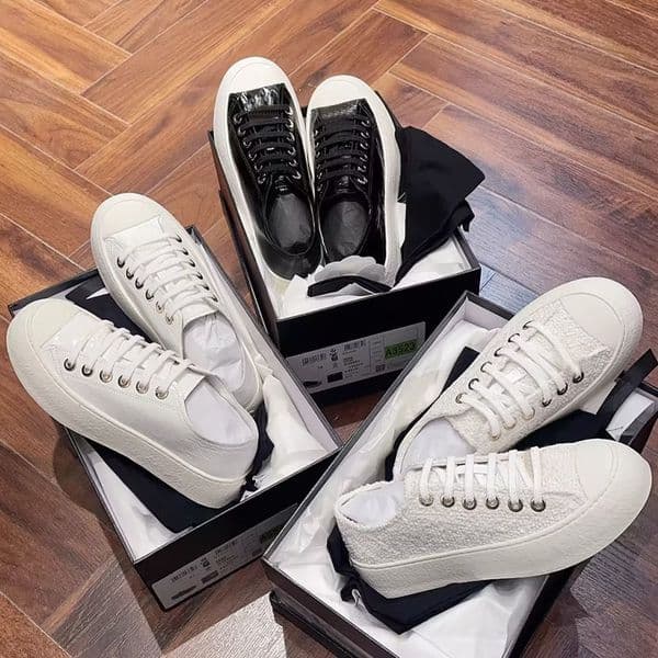 designer shoes women leather trainers lace up chunky Casual Shoe Big Head Shoes thick bottom Sports outdoor sneakers 543