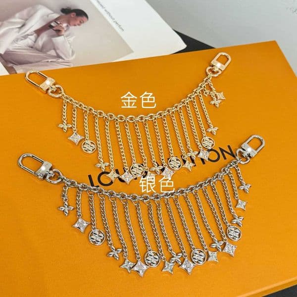 Donkey 25 Full Diamond Tassel Bag Chain Suitable for Bags Light Luxury Keychain Accessory S2603172WSV