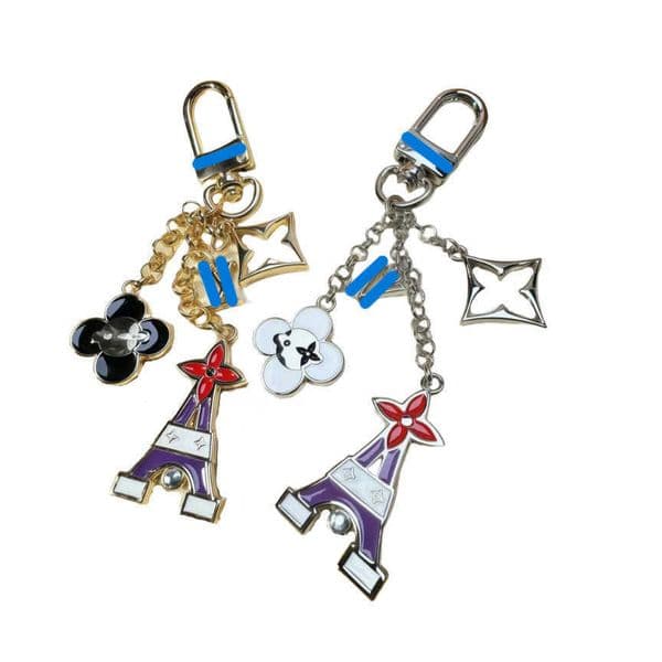 Donkey Home Bags Womens Paris Eiffel Tower Commemorative Zinc Alloy Bag Simple Creative Jewelry Pendant S260317U5Y9