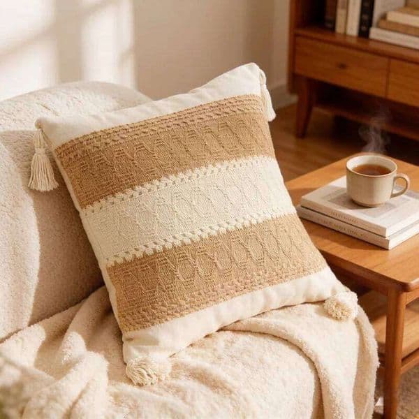 living room sofa back rest French cream-style throw set cover antique brown Meadard bed cushion 26W0318 Y260525