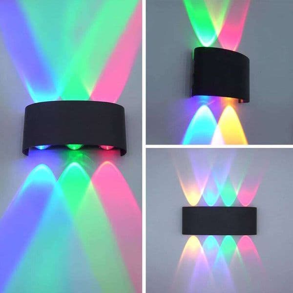4W 6W 8W LED Light Modern Indoor Wall Corridor Living Room Background Bedroom Up And Down Color Decoration Lamp 26Y0318