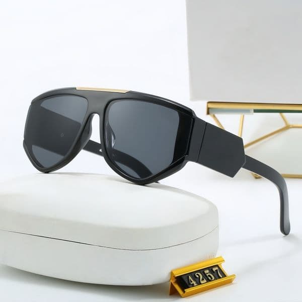 Sunglasses designer sunglasses men women large frame unisex sporty sunglasses classic design UV400 high quality sunglasses with box 4257