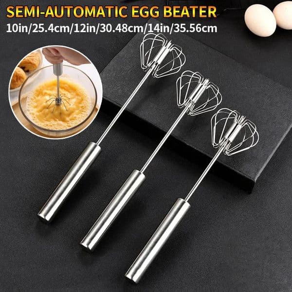 Semi Automatic Egg Beater Rotating Cream Egg Mixer Household Manual Egg Beater Baking Tool Kitchen Tools 260318BJ
