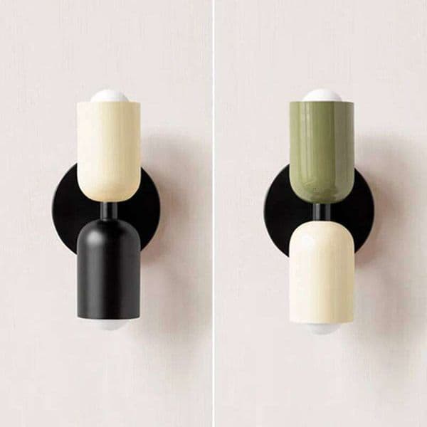 Nordic living simple modern bedroom bedside aisle children's room background wall lamp E27 home decoration 26Y0318