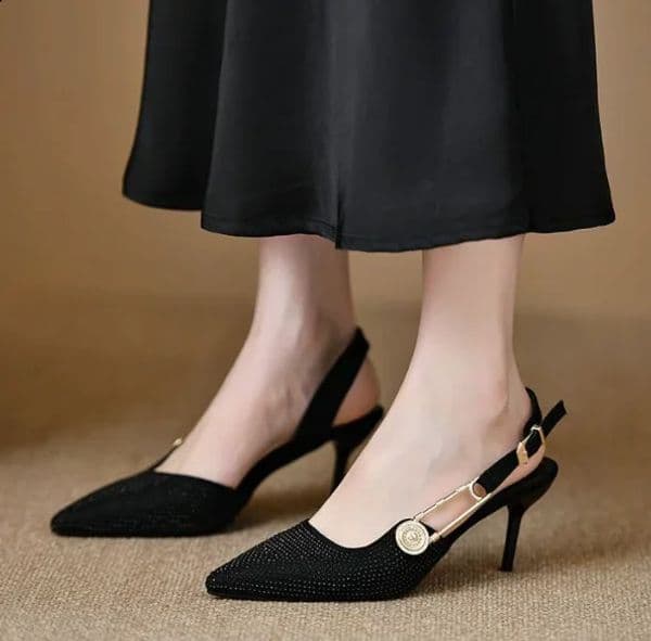 Pointed sexy high heels women sandals summer shoes party shoes high heel slingback slippers stilettos 260318