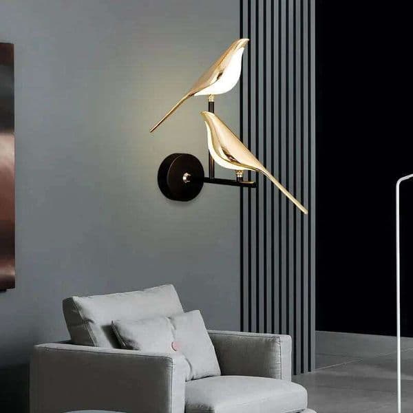 Modern LED Lamp Magpie Bird Indoor Lighting Decoration Home Bedroom Bedside Living Room Art Decorative Wall Lights Sconce 26Y0318