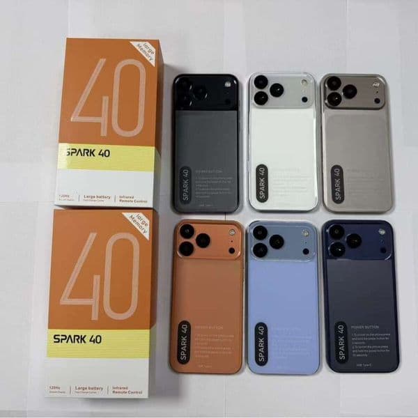 SPARK 40 Hot-Selling Smart Android True 4G Phone In Stock Smartphone New Model 16+1Tb Technology Large screen mobile phone